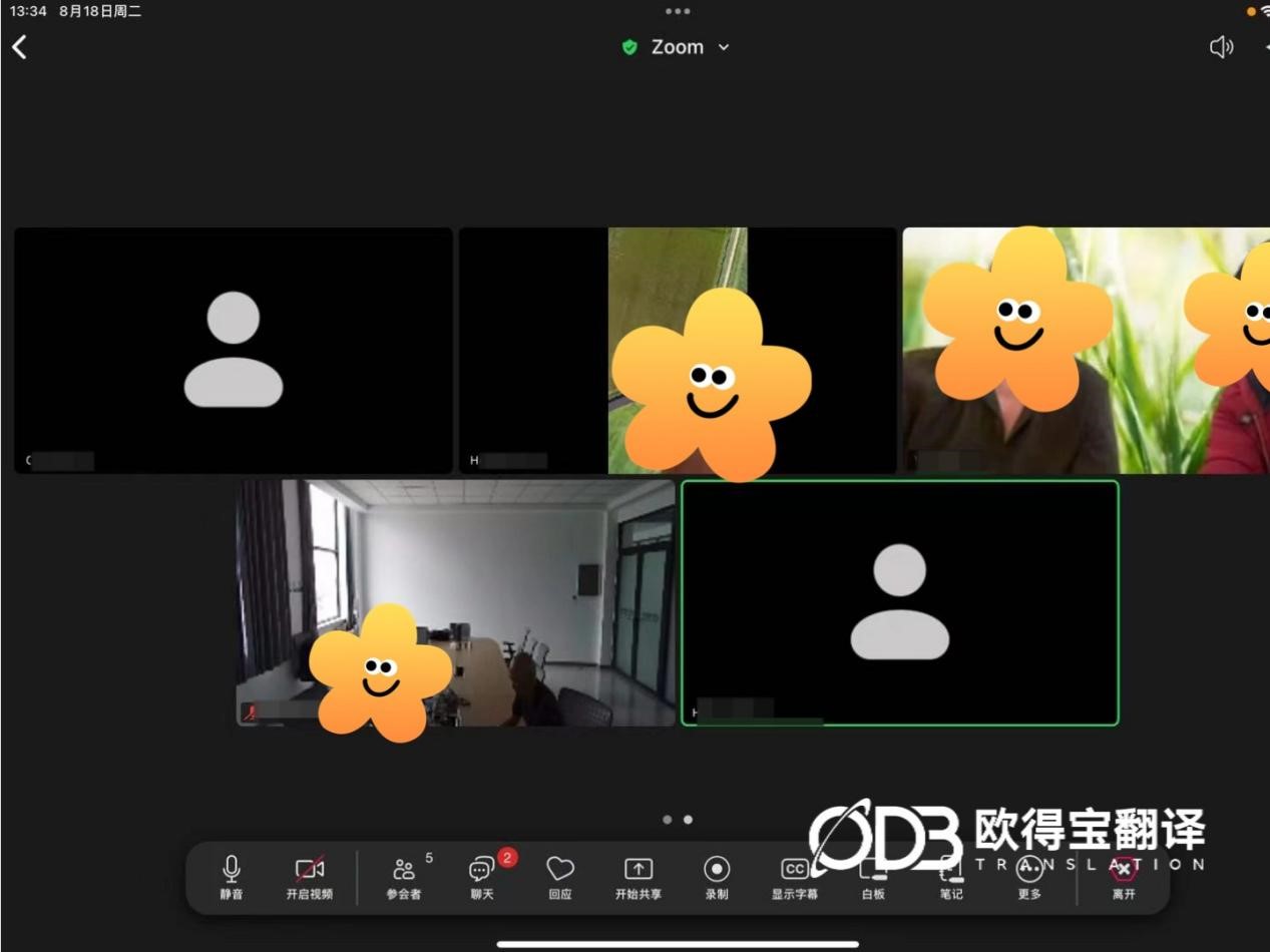 8月18日 农资行业线上会议俄语口译