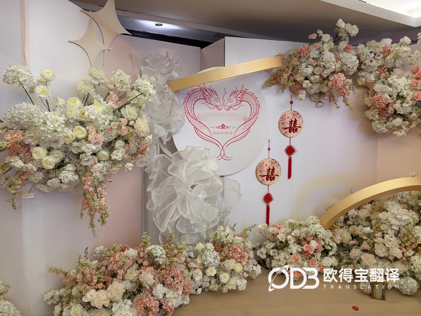 9月5日 成都婚礼现场法语口译